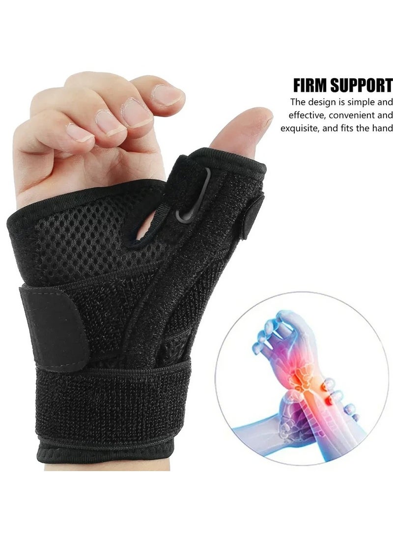 Generic Reversible Thumb & Wrist Stabilizer Splint for Trigger Finger - Lightweight & Breathable Wrist Brace for Arthritis,Sprained  - Image 5