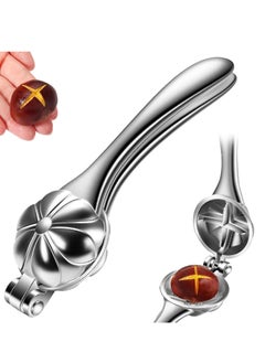 Durable Stainless Steel Nut Cracker and Chestnut Cutter for Easy Walnut Opening Kitchen Tool