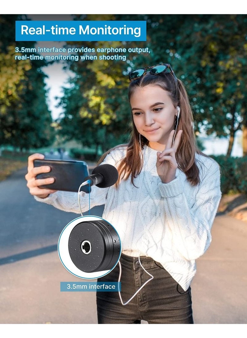 سايرن - ميكروفون إضاءة من لجهاز iPhone iPad Plug and Play، ميكروفون مدمج بواجهة SAIREN متوافق مع جميع أجهزة iOS وميكروفون احترافي لتسجيل الفيديو عبر الفيديو - Image 1