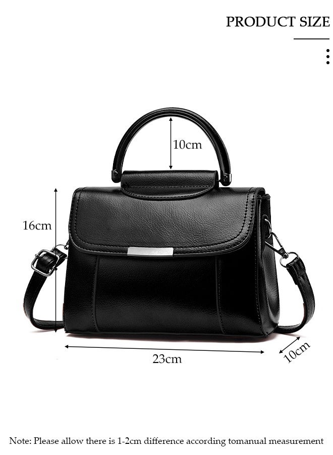 DUNISO Compact Crossbody Bag for Women Waterproof Multipurpose Handbag for Travel Dating Shopping Retro Purse Bag with Detachable Strap - Image 2