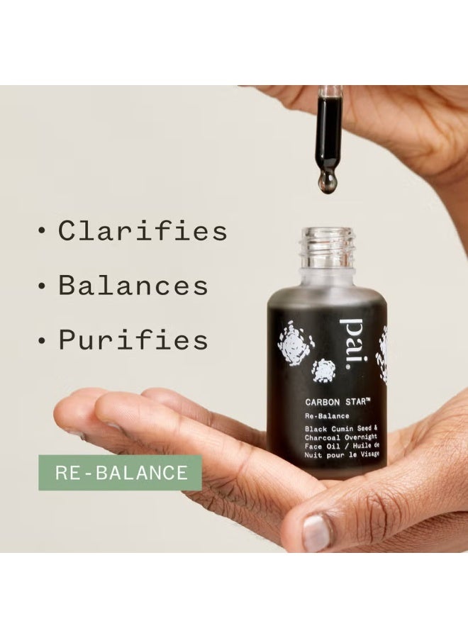 Pai Skincare Carbon Star Detoxifying Overnight Face Oil 30ml - Image 2