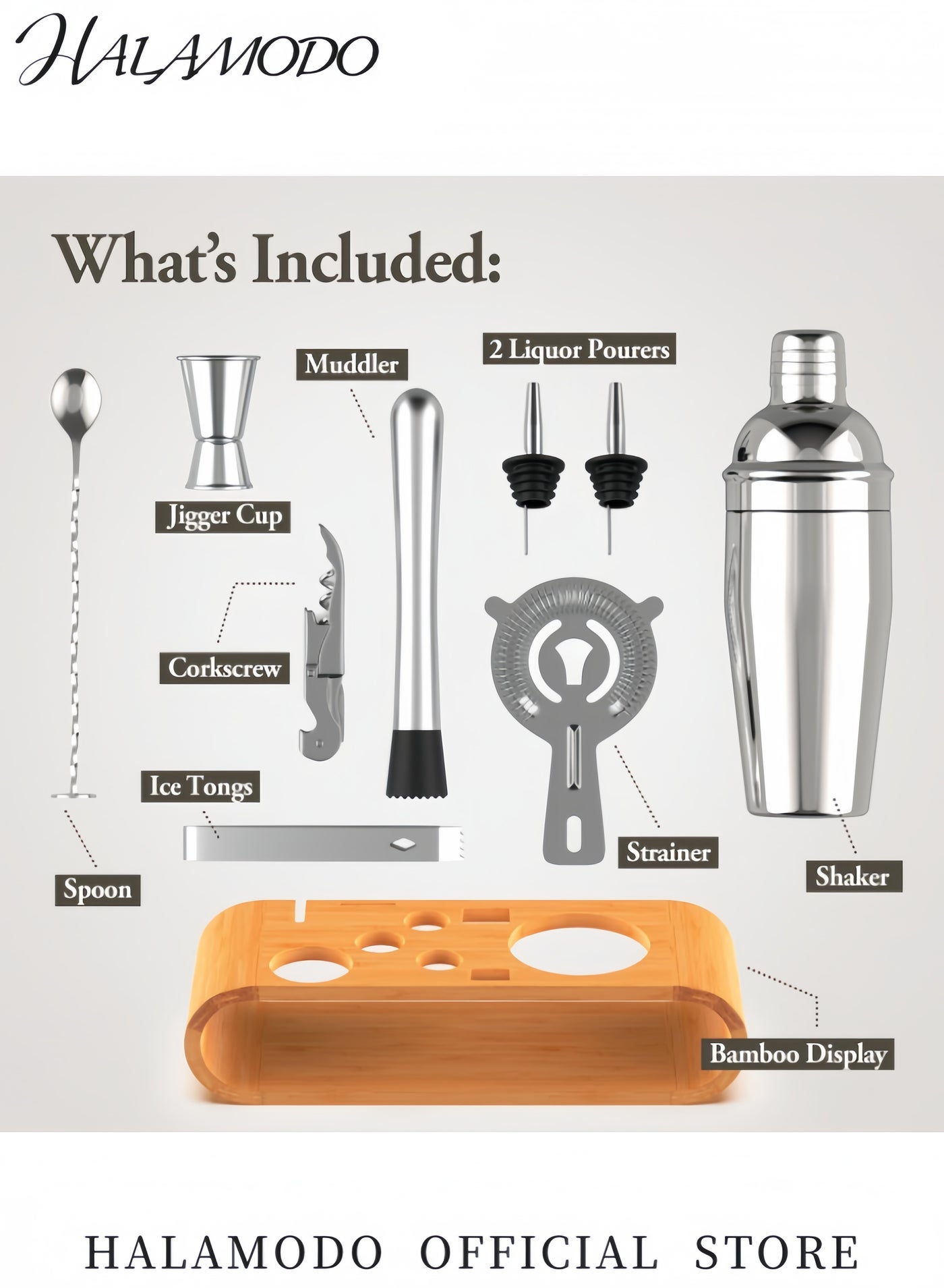 مجموعة أدوات بار من 11 قطعة