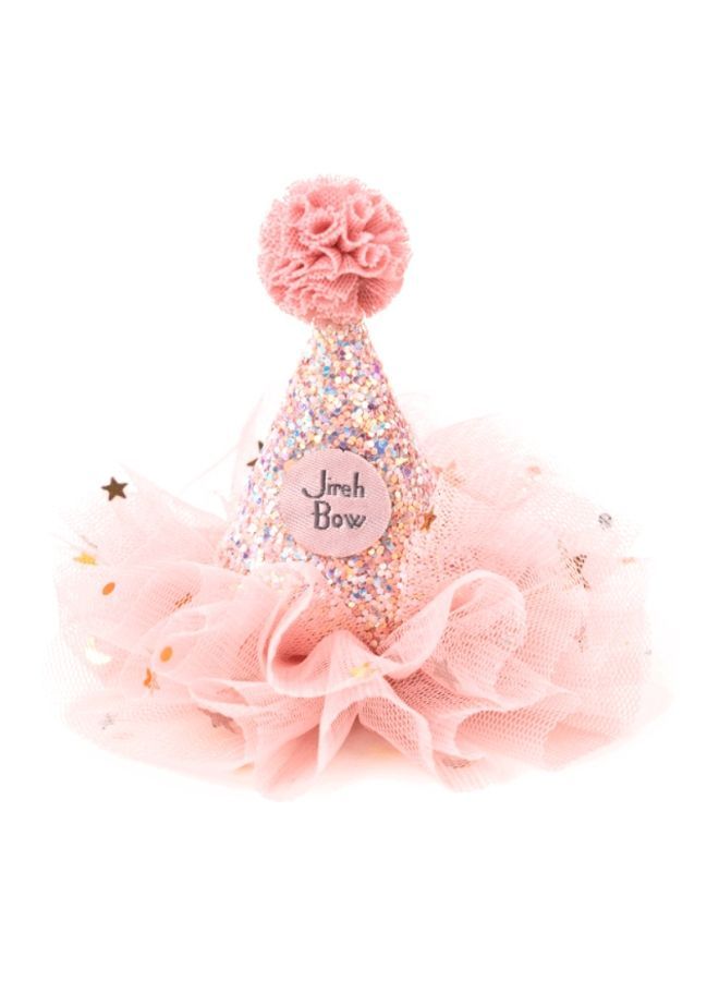 نيبمينينت قبعة عيد ميلاد مصنوعة يدوياً للأطفال مع مشبك شعر - Image 1