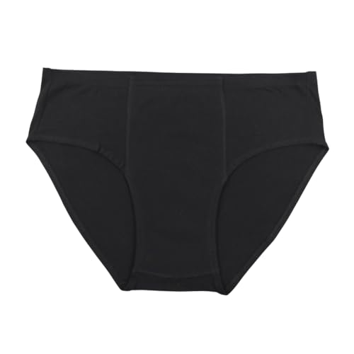 Pristine Life | Mens Incontinence Briefs | Absorbs 35ml Of Leaks | Wash & Reuse | Anti Bacterial, Hygienic & Leakproof | Comfy Cotton | Pack Of 1 | Black | M - Image 1