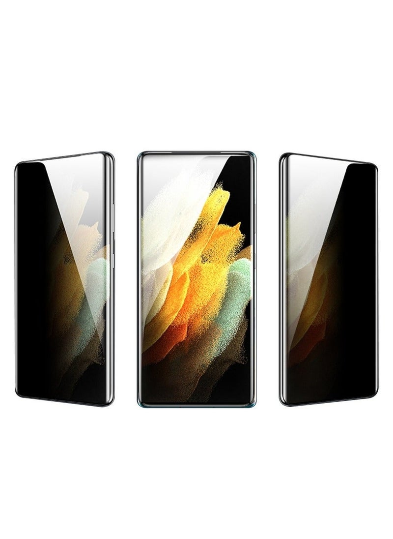 HuHa (2 Pack)Privacy Screen protector compatible with Samsung Galaxy S8+ Screen Protector Tempered Glass [Anti-Glare][HD Full Coverage][Easy Installation][Scratch Resistant][9H Hardness]  - Image 3