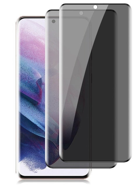 (2 Pack)Privacy Screen protector compatible with Samsung Galaxy S8+ Screen Protector Tempered Glass [Anti-Glare][HD Full Coverage][Easy Installation][Scratch Resistant][9H Hardness]