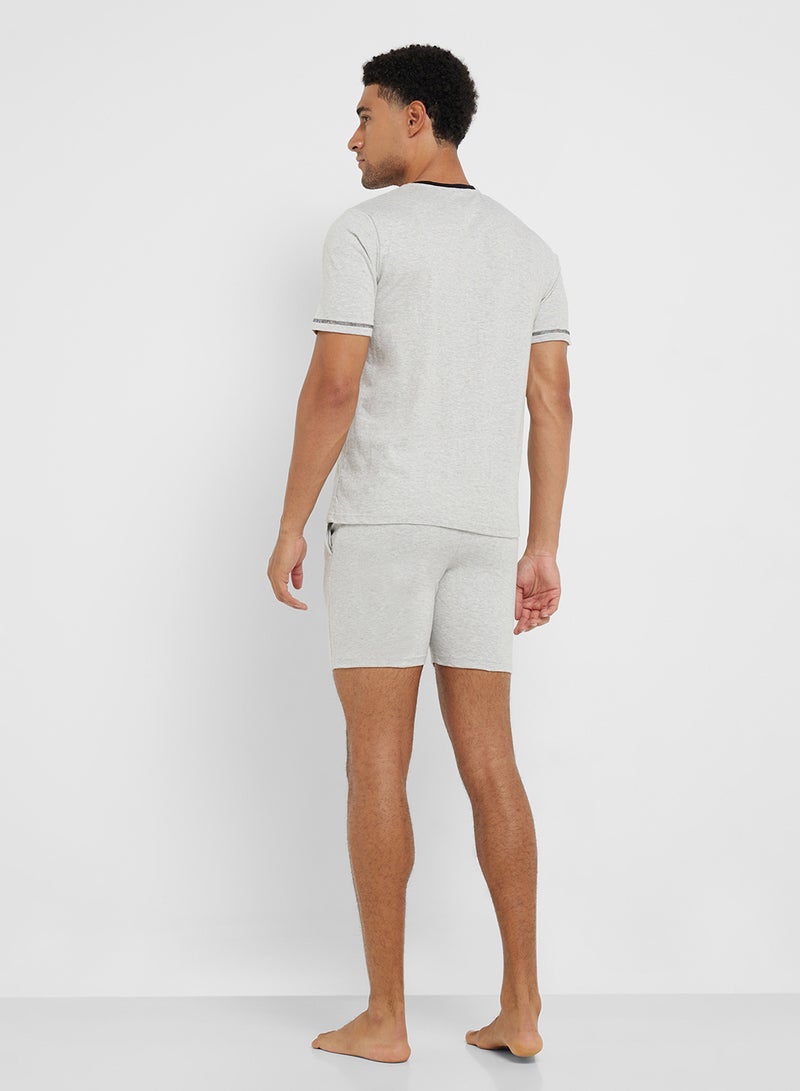Seventy Five Nightwear T-Shirt & Shorts Sets  - Image 2