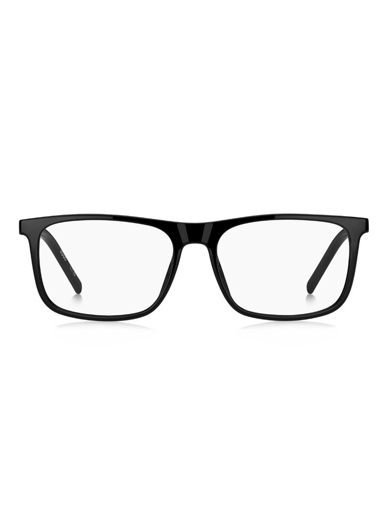HUGO - Men's  Rectangular Shape  Sunglasses Hg 1307  40 - Lens Size: 39.6 Mm - Black - Image 1