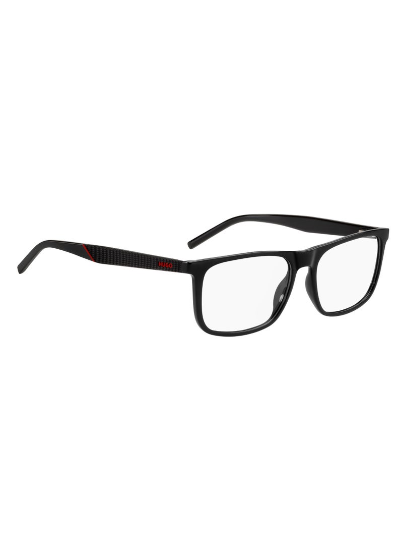 HUGO - Men's  Rectangular Shape  Sunglasses Hg 1307  40 - Lens Size: 39.6 Mm - Black - Image 1