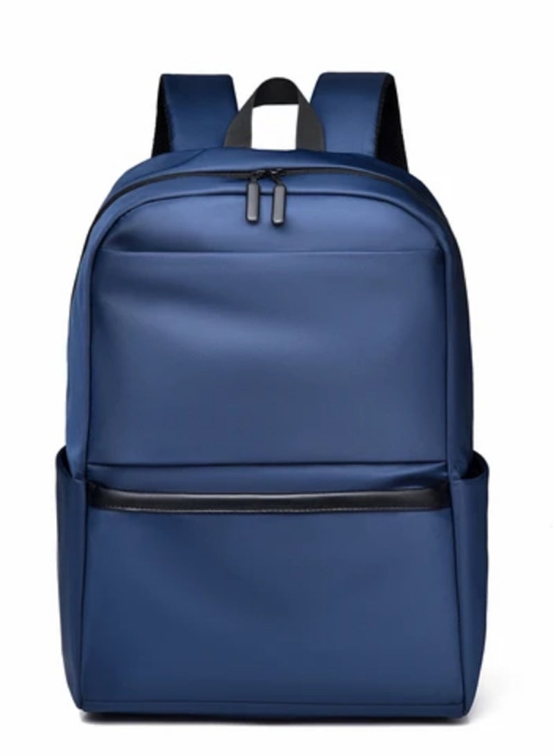 Waterproof Backpack with Modern Design, Durable Material, Large Capacity, and Multiple Pockets - Navy Blue  - Image 1