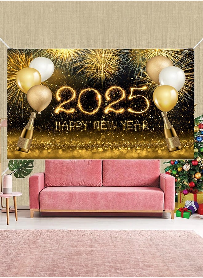 Happy New Years Banner 2025 - New Years Backdrop Happy New Year Decorations 2025 NYE Decorations 2025 | New Years Eve Party Supplies 2025 - pzsku/Z9048F2E34BE49FC590E1Z/45/_/1734076289/0f25415d-4114-48f4-b1e5-3c9b8f5e7e3e