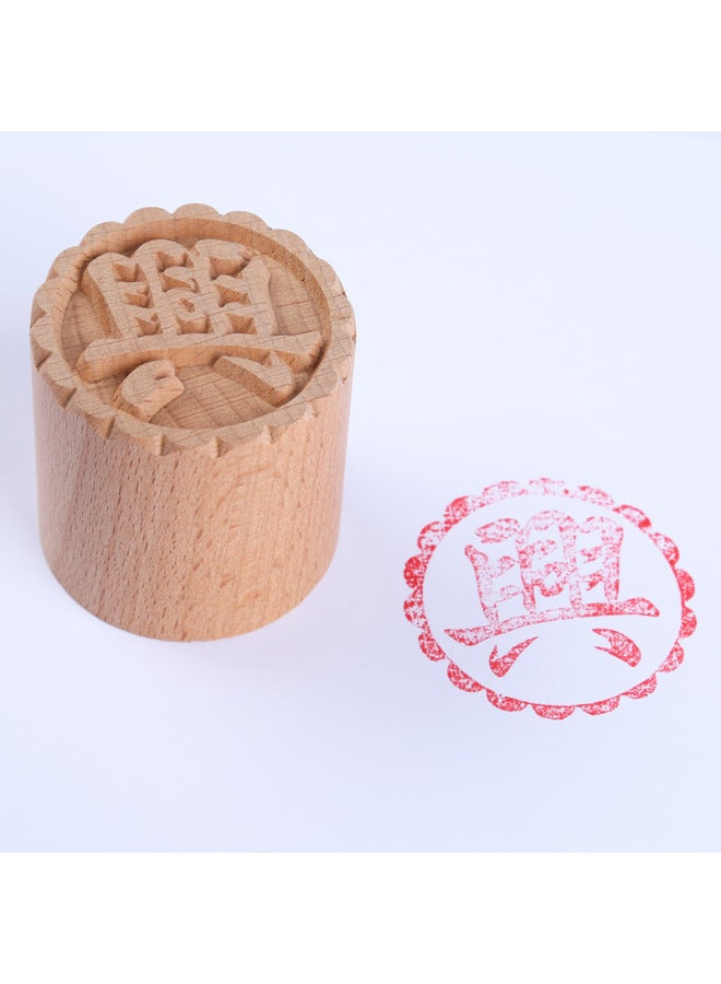 Su-style Moon Cake Bean Paste Bag Dim Sum Steamed Bread STEAMED BUN Steamed Bun White Skin Crisp Pattern Pasta Wooden Moon Cake Stamp-Specifications:5cm Lotus Seed Paste  - Image 4