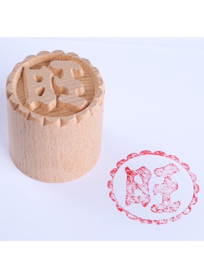 Su-style Moon Cake Bean Paste Bag Dim Sum Steamed Bread STEAMED BUN Steamed Bun White Skin Crisp Pattern Pasta Wooden Moon Cake Stamp-Specifications:5cm Lotus Seed Paste  - Image 3