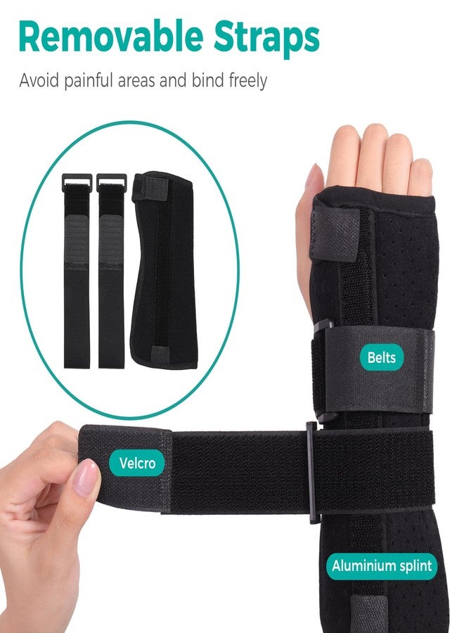 lefeke Carpal Tunnel Wrist Brace Night Support for Right Hand, Adjustable Hand Brace with Replaceable Splints and Sling, Carpal Tunnel Pain Relief Remedies for Tendonitis, Arthritis, Injuries, Women - Image 5