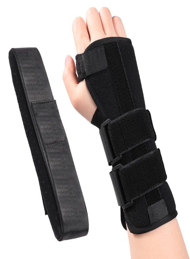 lefeke Carpal Tunnel Wrist Brace Night Support for Right Hand, Adjustable Hand Brace with Replaceable Splints and Sling, Carpal Tunnel Pain Relief Remedies for Tendonitis, Arthritis, Injuries, Women - Image 1
