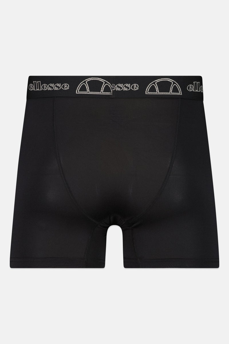 Ellesse Men 3 Pieces Brand Logo Boxer Briefs, Multicolor - Image 4