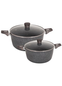 Homeway HOMEWAY 10 PCS GRANITE COOKWARE SET-FORGED(ELEGENZA SERIES)  - Image 1