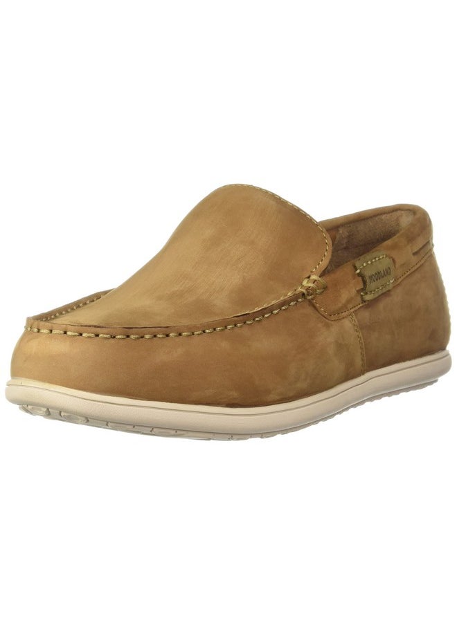 WOODLAND - Woodland Men's Cashew Brown Leather Closed Shoe-9 UK (OGCC 3480119) - Image 1