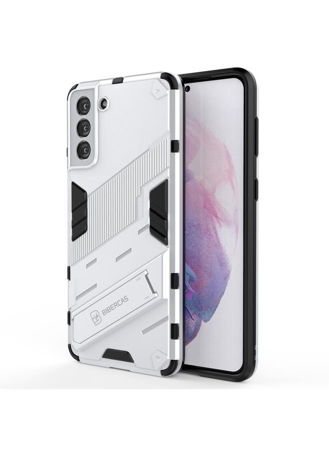 S-TOP Case For Samsung Galaxy S21+ 5G Punk Armor 2 in 1 PC + TPU Shockproof Case with Invisible Holder - Image 1