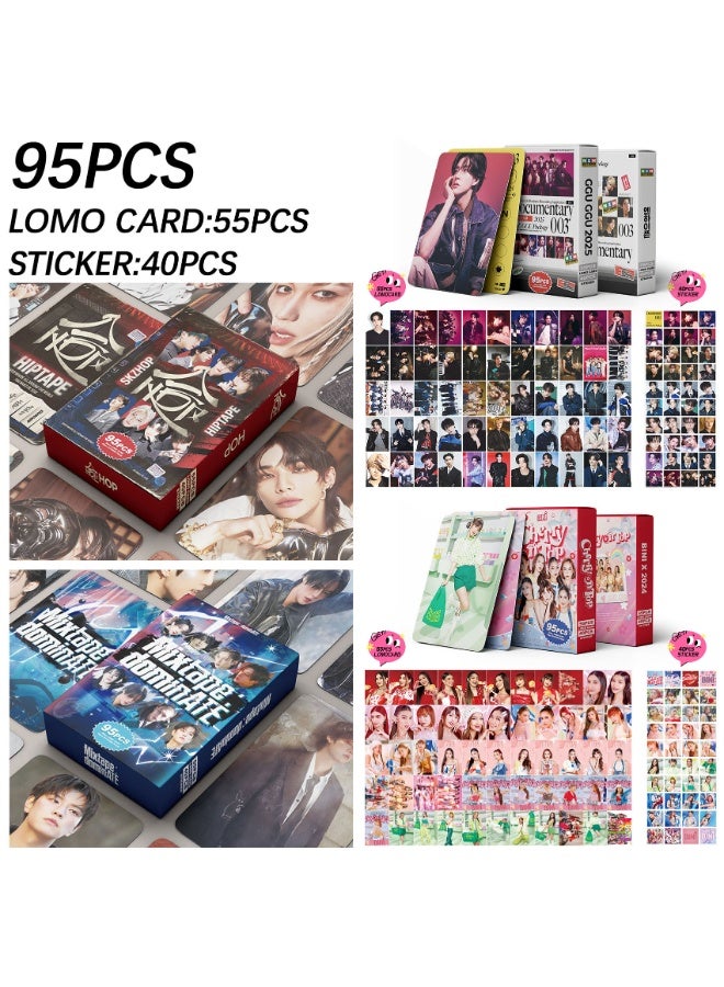 NIBEMINENT 95 Pcs Kpop ENHYPEN GGU GGU Deco Kit Waterproof Stickers, High Definition Printing Bright Colors, Suitable for Laptop Skateboard Luggage Water Bottle Guitar DIY - Image 2