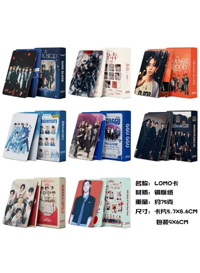 NIBEMINENT 95 Pcs Kpop ENHYPEN GGU GGU Deco Kit Waterproof Stickers, High Definition Printing Bright Colors, Suitable for Laptop Skateboard Luggage Water Bottle Guitar DIY - Image 3