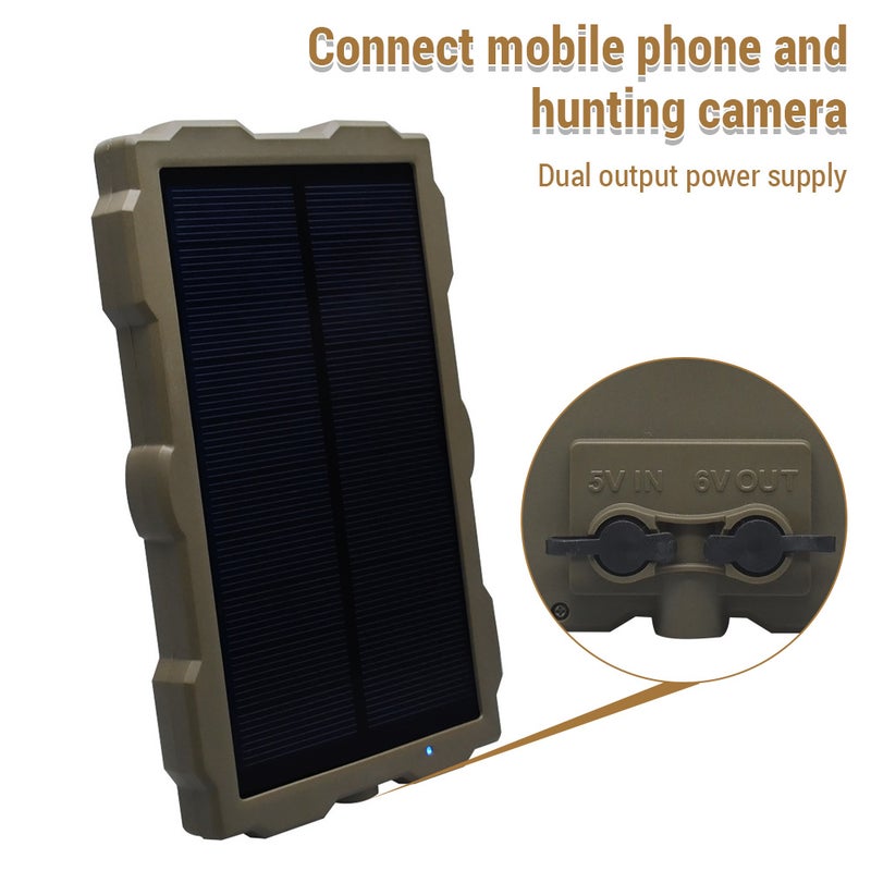 Solar Panel for  S15 Hunting Camera Outdoor Solar Charging Sun-Powered Rechargeable - Image 4