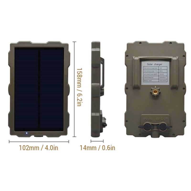 Solar Panel for  S15 Hunting Camera Outdoor Solar Charging Sun-Powered Rechargeable - Image 3