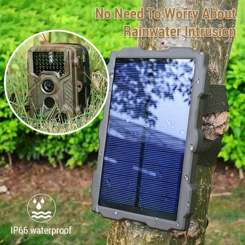 Solar Panel for  S15 Hunting Camera Outdoor Solar Charging Sun-Powered Rechargeable - Image 5