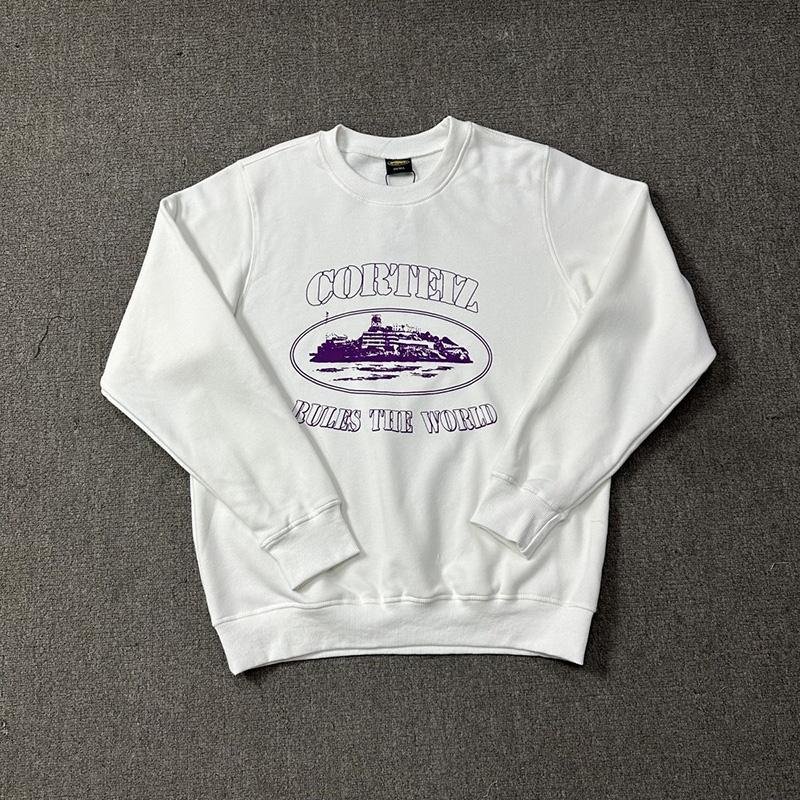 Correct Letter Print Street Basic Sweatshirt, Round Neck, Loose High Street Jacket - Image 4