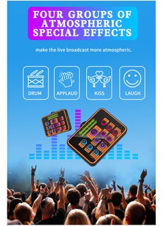 Furtey Portable Live Sound Card Audio Mixer Professional Live Sound Card Studio Record Soundcard Bluetooth Microphone Mixer Voice Changer Live Streaming Audio Sound Mixer for Streaming Podcasting Gaming  - Image 5
