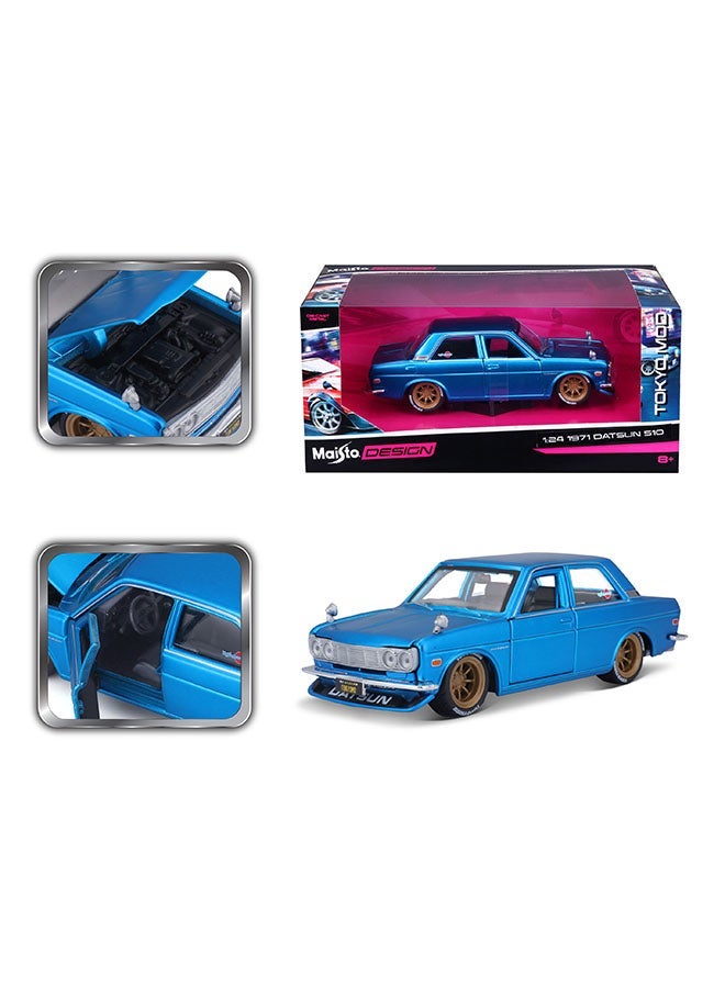 NIBEMINENT Design Collection 1971 Datsun Assorted Colours 26x10.2x12.5cm - Image 4
