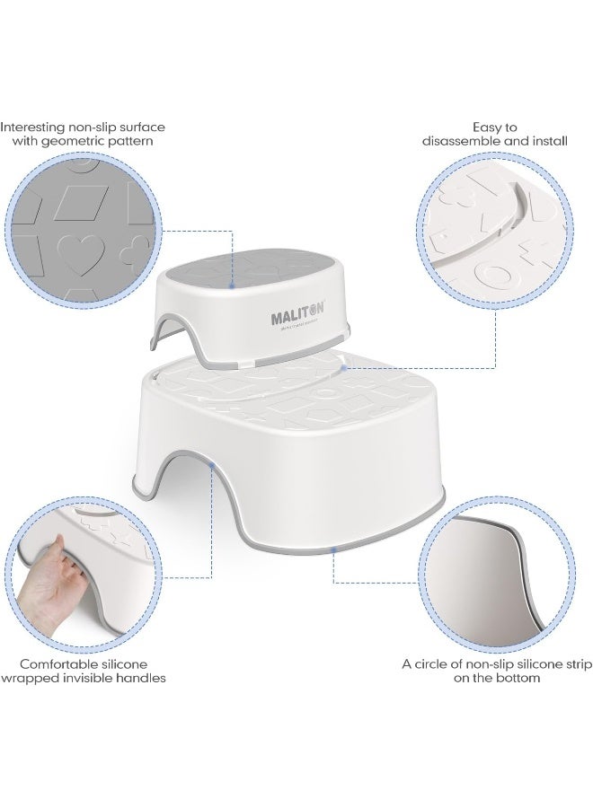 Maliton Children's Potty Training Toilet Seat with Step Stool for Kids - Image 5