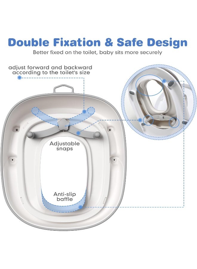 Maliton Children's Potty Training Toilet Seat with Step Stool for Kids - Image 4