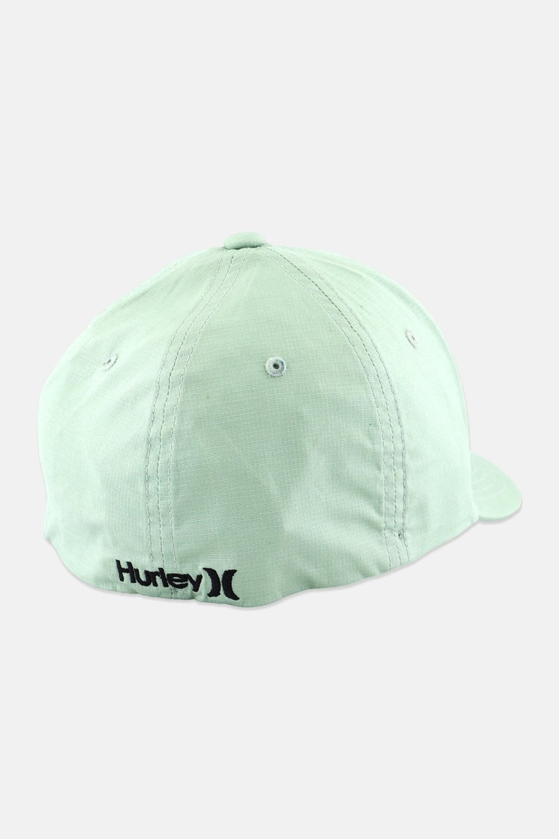 Hurley Men Embroidered Logo Dana Point Cap, Pastel Green Combo  - Image 2