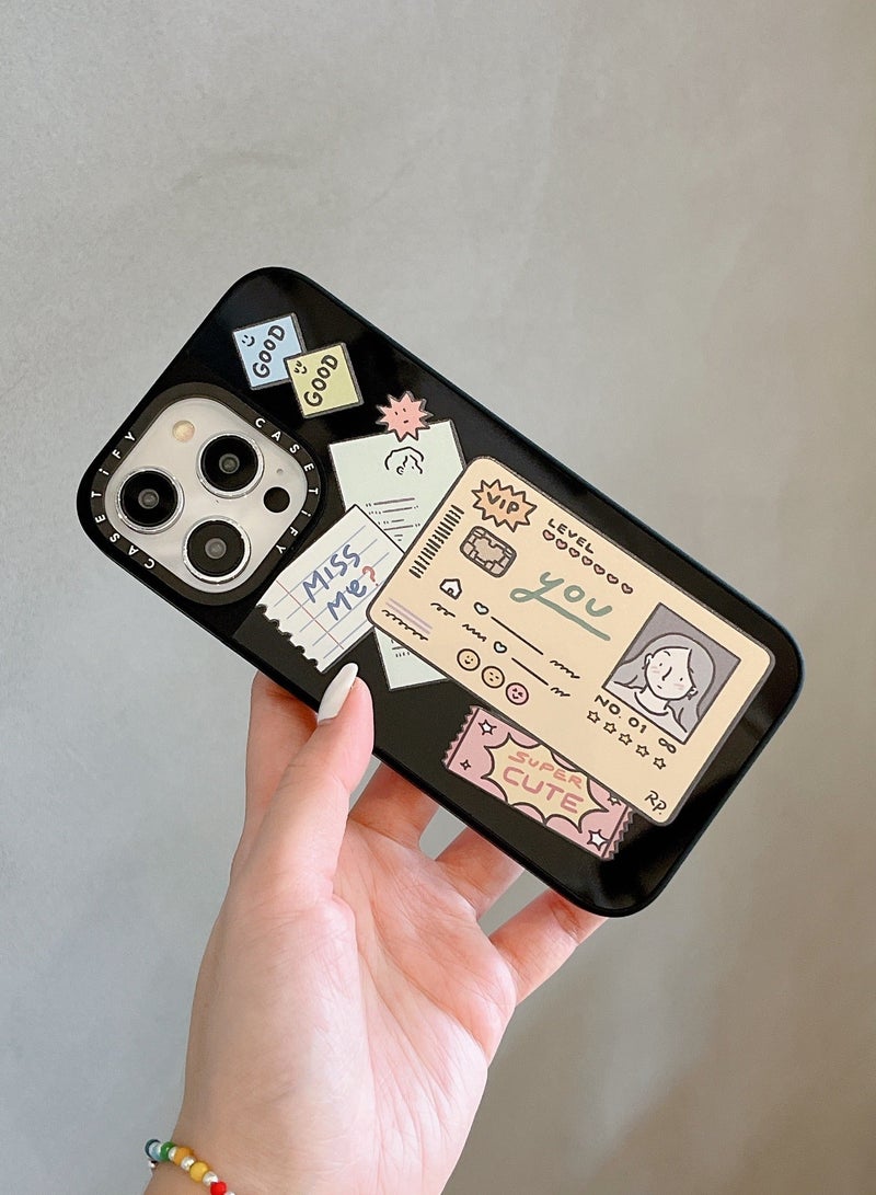 Casetify Apple iPhone 13 Pro Case Couple Card Phone Cover - Mirror Face - Image 2