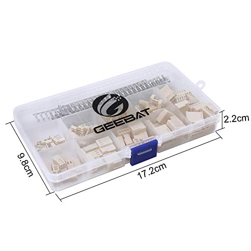 GeeBat 300pcs 2.54mm KF2510 Connector Kit with KF2510 2.54mm Female Pin Headers Terminals, 2.54mm 2/3 / 4/5 /6 Pin Housing Connector Adapter Plug - Image 4