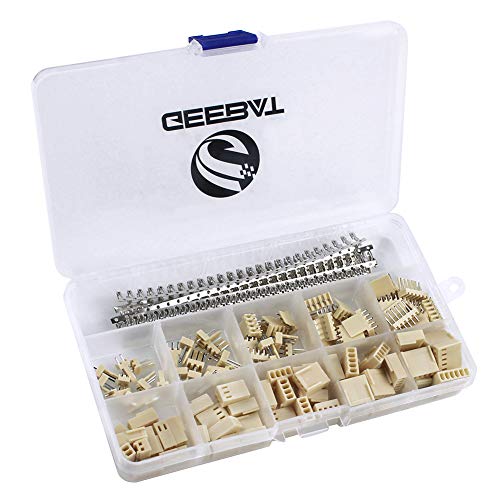 GeeBat 300pcs 2.54mm KF2510 Connector Kit with KF2510 2.54mm Female Pin Headers Terminals, 2.54mm 2/3 / 4/5 /6 Pin Housing Connector Adapter Plug - Image 3