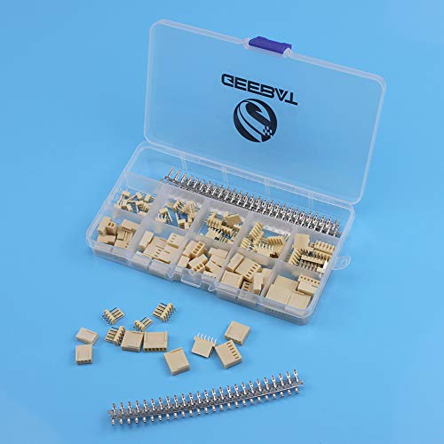 GeeBat 300pcs 2.54mm KF2510 Connector Kit with KF2510 2.54mm Female Pin Headers Terminals, 2.54mm 2/3 / 4/5 /6 Pin Housing Connector Adapter Plug - Image 5