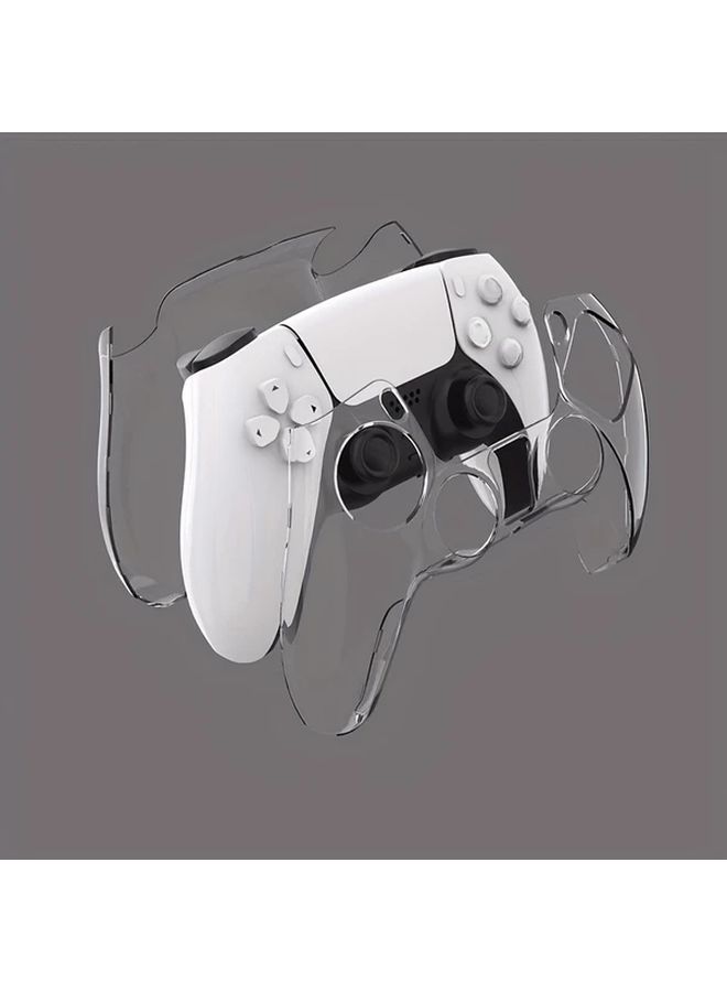 Red Crystal Protective Case Cover for PS5 Game Controller Accessory - Image 3