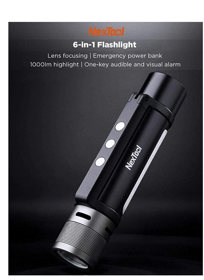 Nextool - NexTool 6-in-1 Flashlight 1000lm multi-purpose LED Flashlight - Image 1