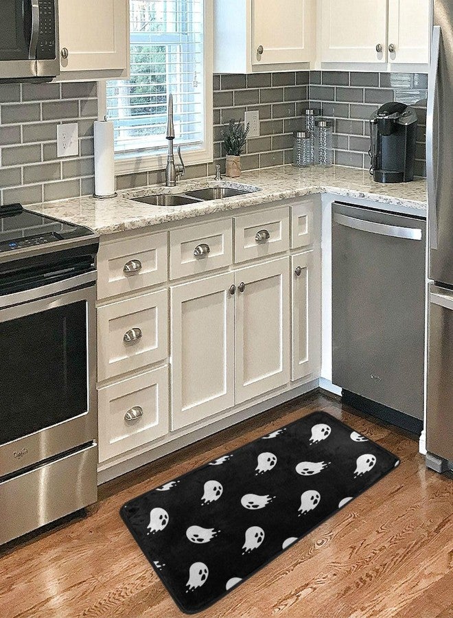 Vdsrup Halloween Spooky Ghosts Kitchen Rug Kitchen Mat Runner Rugs Non Slip Laundry Floor Door Mats Soft Doormat Carpet Home Decor 39 X 20 Inch - Image 3