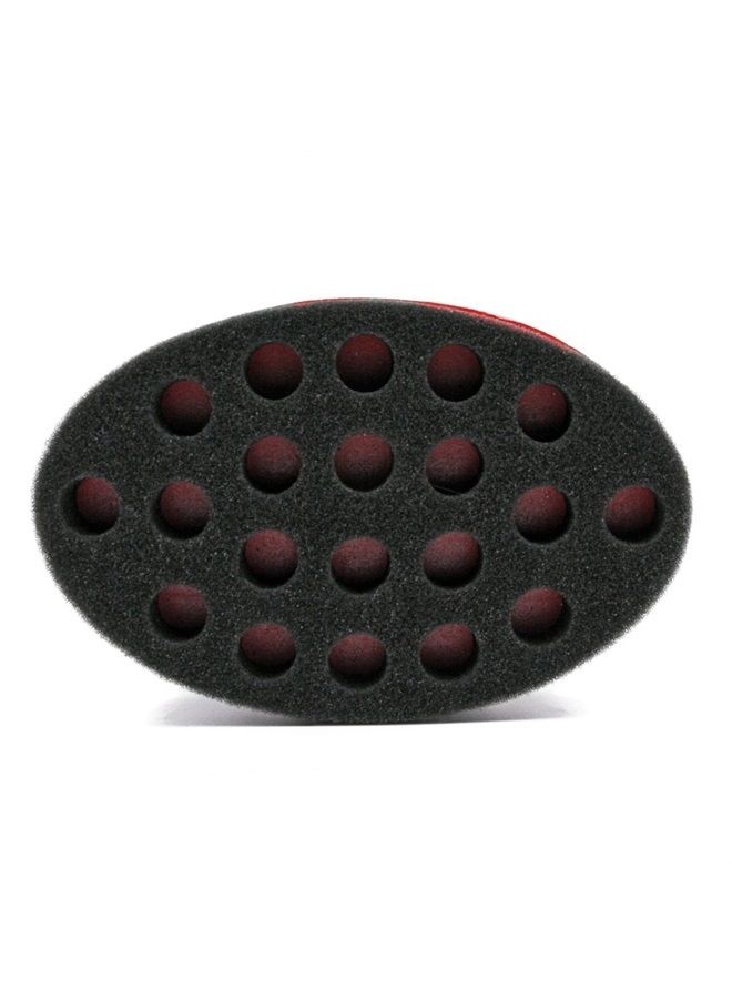 BEWAVE Big Holes Barber Hair Brush Sponge Dreads Locking Twist Afro Curl Coil Wave Hair Care Tool, 2 Pcs with 1 Pc Hair Pick - Image 3