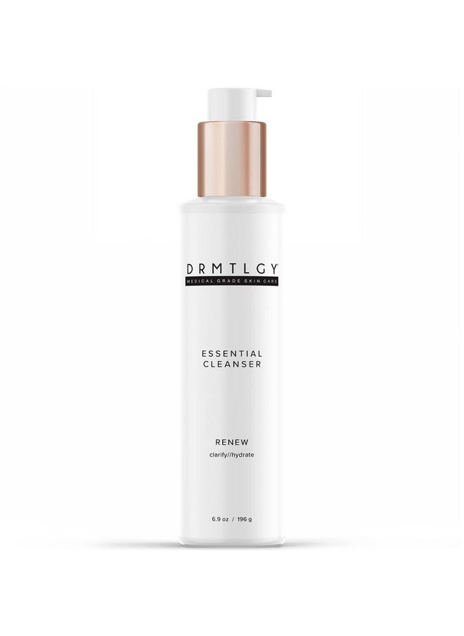 DRMTLGY DRMTLGY Essential Facial Cleanser - Gentle Face Cleanser and Face Wash for Women and Men with Anti-Aging Peptides & Hyaluronic Acid. 6.9 fl oz  - Image 1