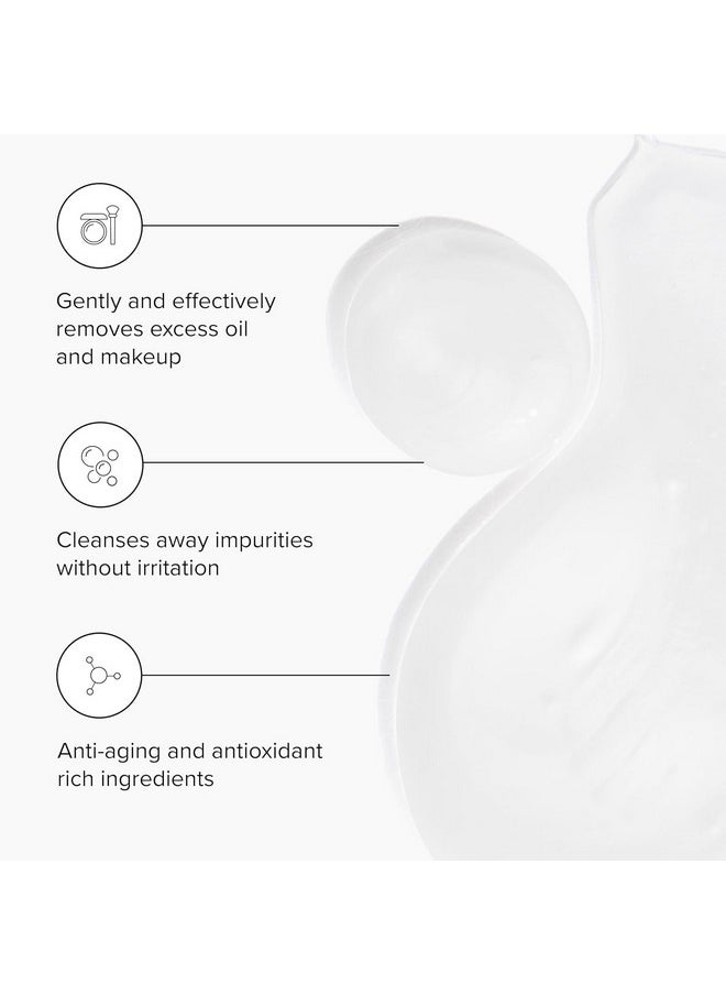 DRMTLGY DRMTLGY Essential Facial Cleanser - Gentle Face Cleanser and Face Wash for Women and Men with Anti-Aging Peptides & Hyaluronic Acid. 6.9 fl oz  - Image 2