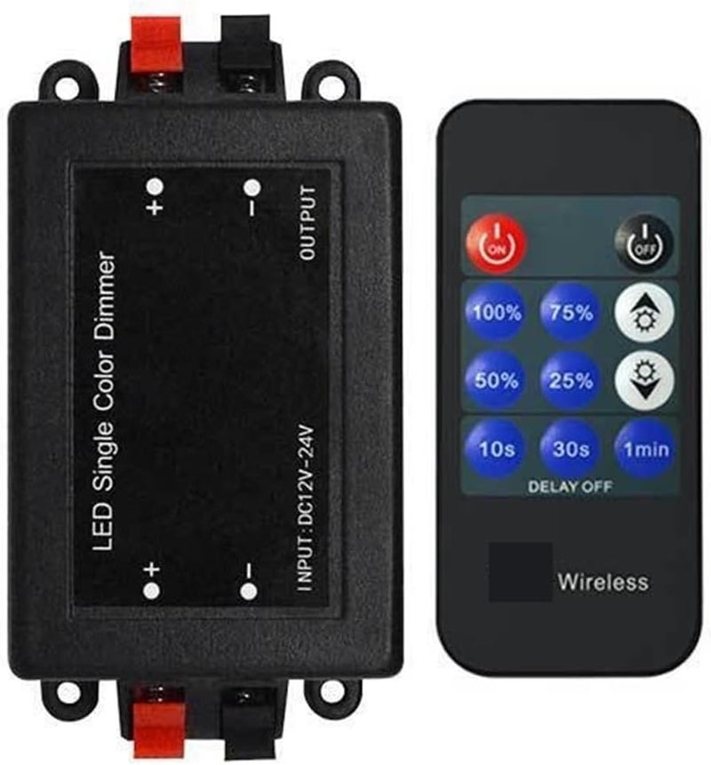 11-Key Plastic Shell Monochrome Controller dimmer LED Monochrome Switch dimmer Controller LED Controller(WM-RF004A11-keyrubbershellmonochromecontroller)