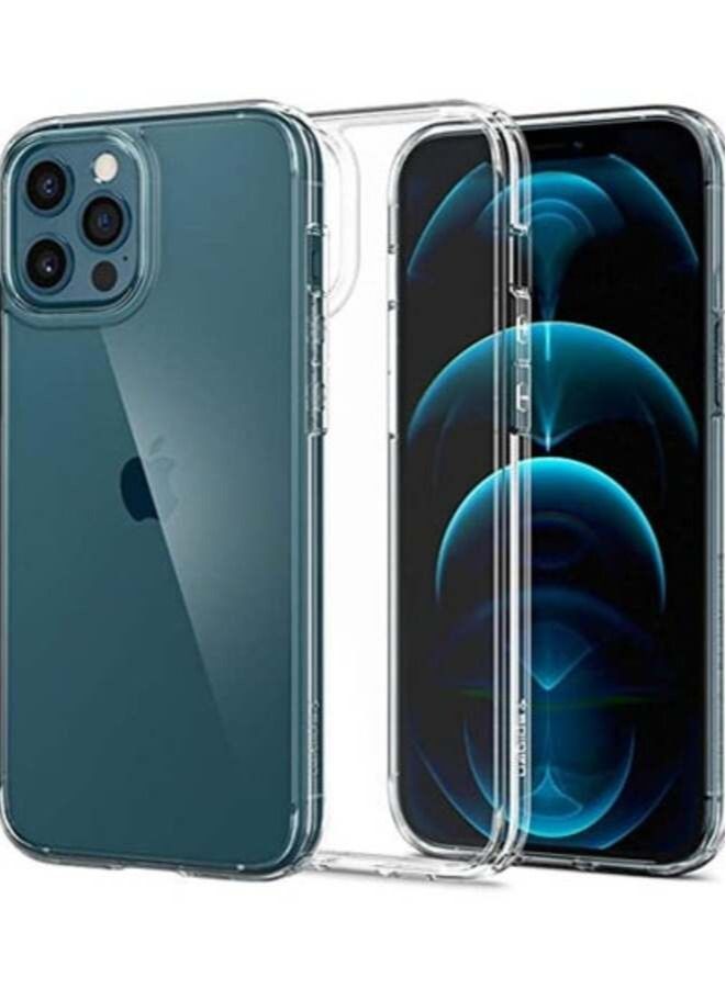 ACLIX Clear Case Compatible with iPhone 12 ProMax Case 6.7 inch, Shockproof Case, Scratch Resistant, Flexible, Screen & Camera Protection (Clear) - Image 1