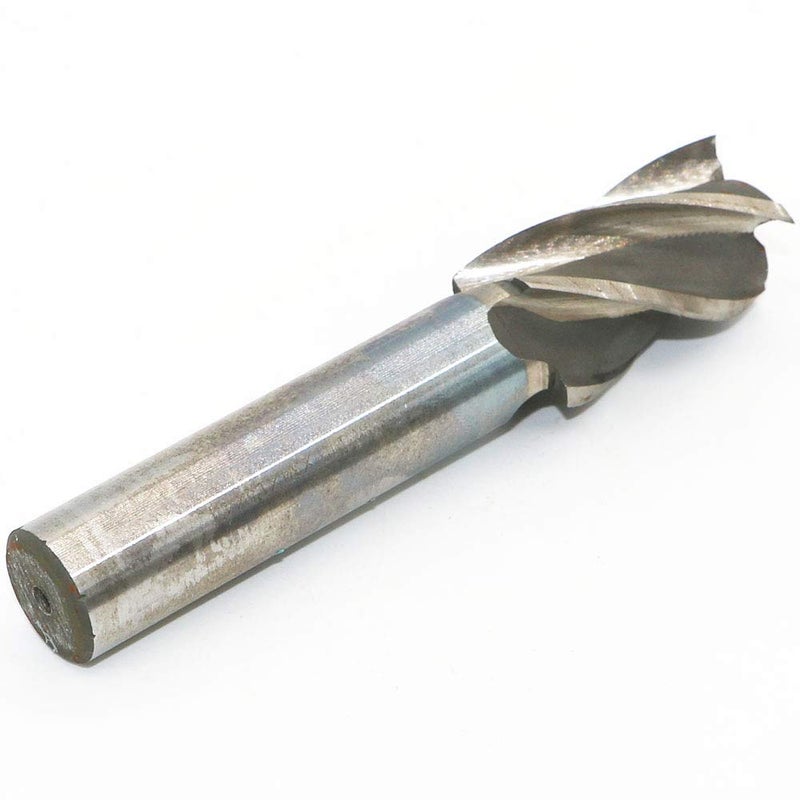 LingGan HSS End Mill Drill Bit - 1" Cutting Dia, 3/4" Shank, 4 Flute CNC End Mill Cutter for Wood, Aluminum, Steel, Titanium, Foam, Plastic - Image 2