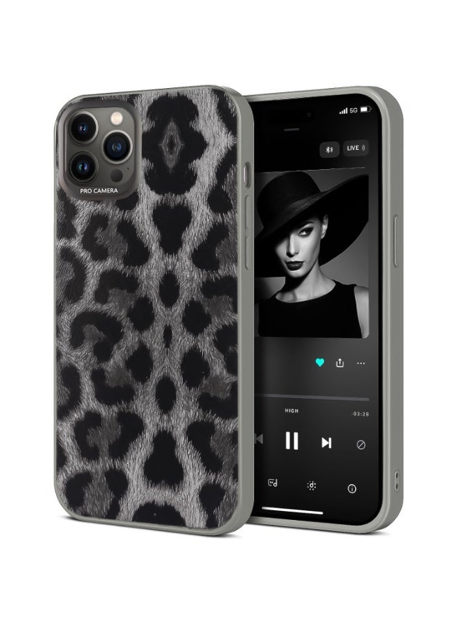 جراب هاتف بنقشة جلد النمر البري ونمط حيواني جريء لهاتف iPhone 14 Pro Max (Tiger 4)