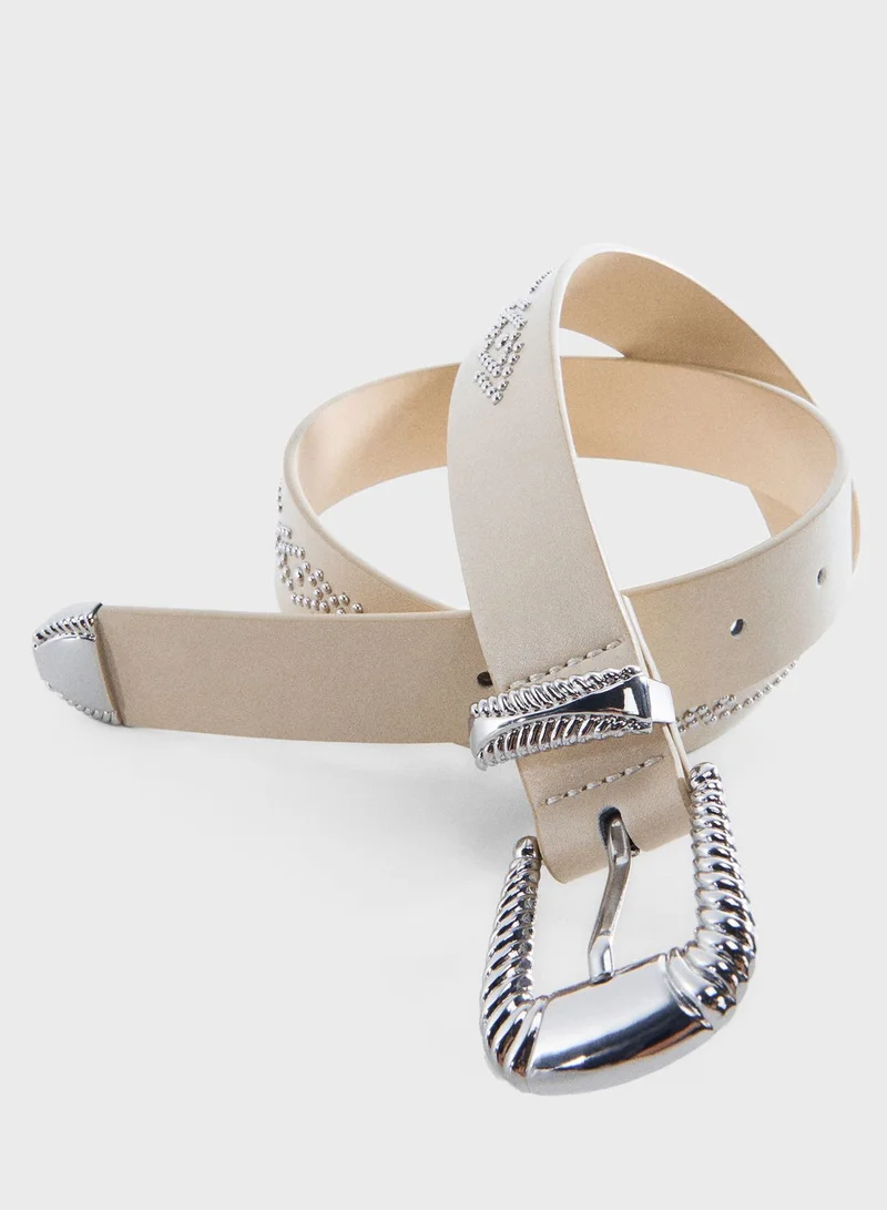 MANGO Fedra Allocated Hole Belts