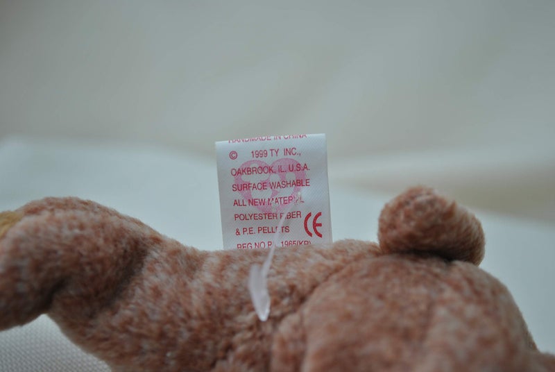 Ty Beanie Baby PECAN THE BEAR Beanbag Plush Toy - Image 5